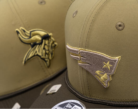 Cap New Era - NFL25 "Salute to Service" - 9SEVENTY Stretch-Snap - New England Patriots 