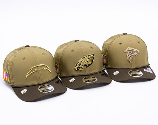 Cap New Era - NFL25 "Salute to Service" - 9SEVENTY Stretch-Snap - Philadelphia Eagles 