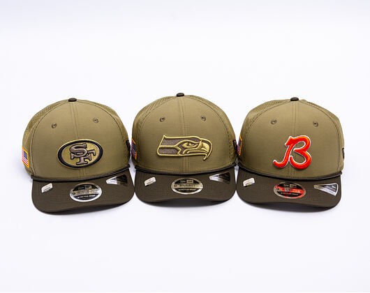Cap New Era - NFL25 "Salute to Service" - 9SEVENTY Stretch-Snap - San Francisco 49ers 