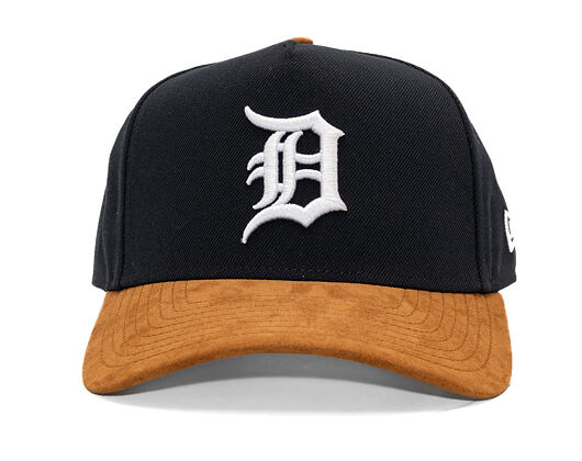 Cap New Era - MLB Suede Visor 9FORTY A-Frame - Detroit Tigers - Navy / Brown