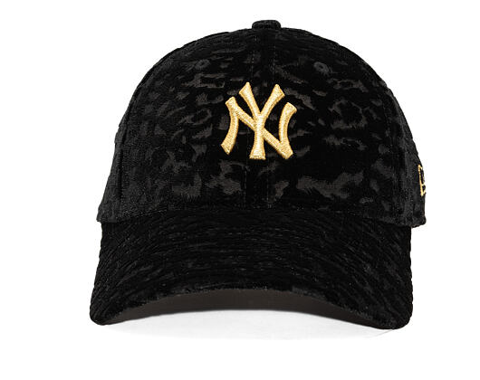 Womens Cap New Era - MLB Leo Velour 9FORTY - NY Yankees - Black