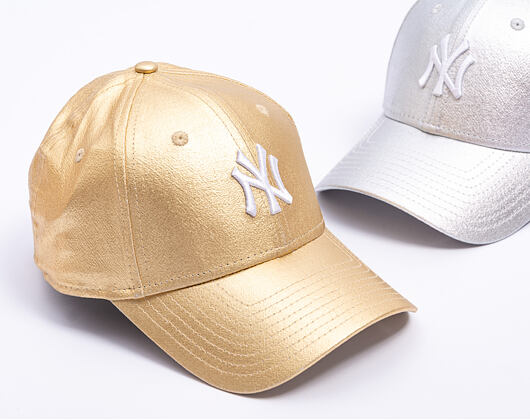Womens Cap New Era - MLB Metallic 9FORTY - NY Yankees - Gold