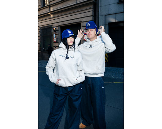 Sweatshirt New Era - MLB Graphic Oversized Hoody - LA Dodgers - Heather Grey