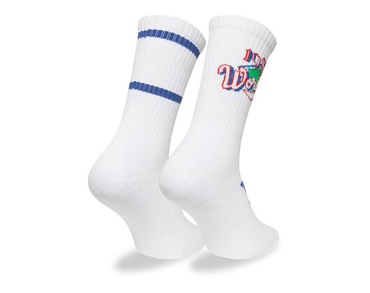 Socks New Era - MLB WS Crew Socks 2pk - LA Dodgers - White