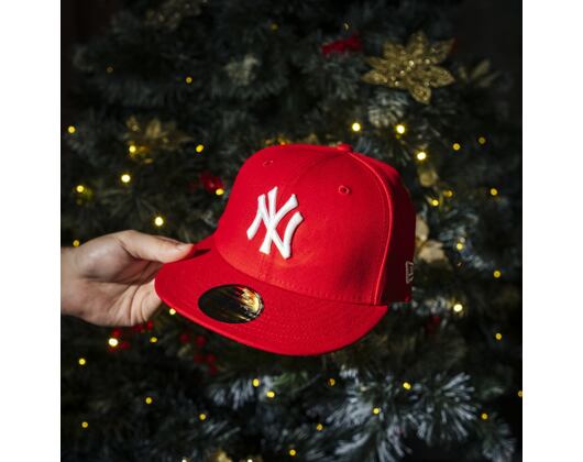 Cap New Era - MLB Basic 59FIFTY - NY Yankees - Scarlet / White