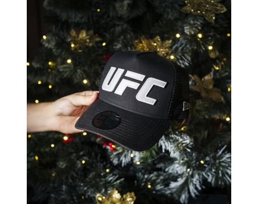 Kšiltovka New Era - UFC MMA 9FORTY E-Frame Trucker - Black / White