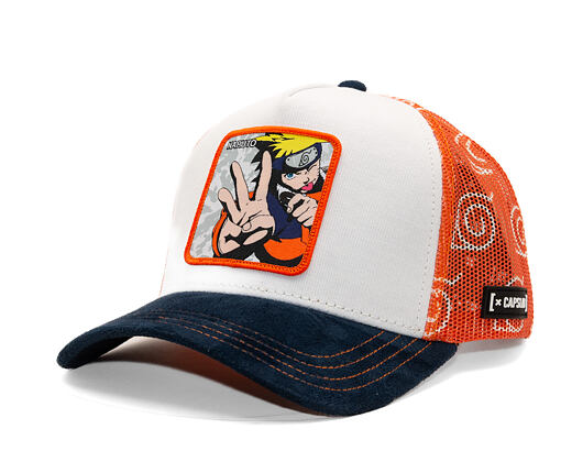 Capslab TruckerCapslab X Naruto Uzumaki Navy/White/Orange