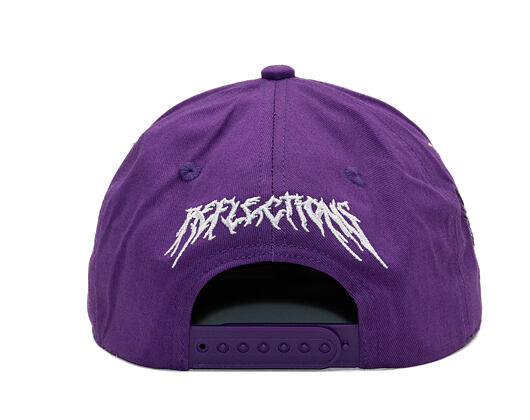 Kšiltovka Reflection Luxury Shine Loud Snapback - Grape Purple / White