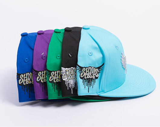 Kšiltovka Reflection Luxury Shine Loud Snapback - Grape Purple / White