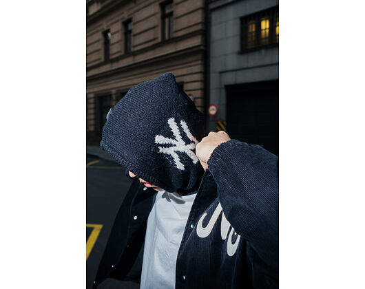 Beanie New Era - MLB Slouch Balaclava - NY Yankees - Black