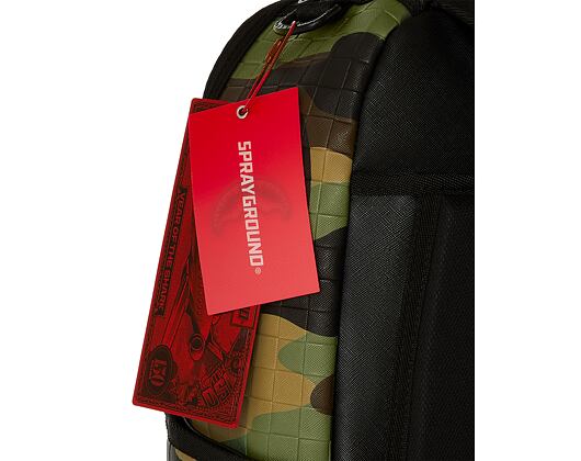 Sprayground Woodland Camo Check Backpack