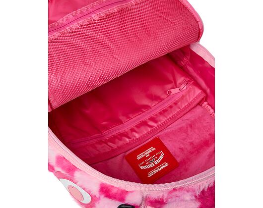 Sprayground Pink Fur Check Backpack