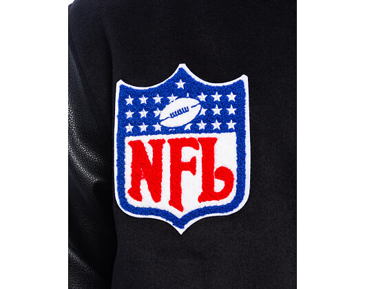 Mitchell & Ness - NFL Blackout Collection Varsity Jacket Oakland Raiders - Black