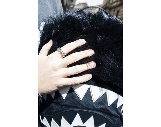 Sprayground Fur Cray Black Backpack