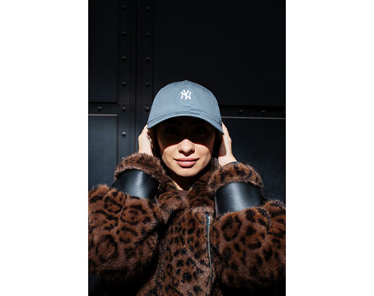 Cap New Era - MLB Washed Mini Logo 9TWENTY - NY Yankees - Grape