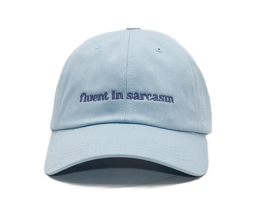 8by8 Dadcap - "fluent in sarcasm" - Baby Blue/Lavender