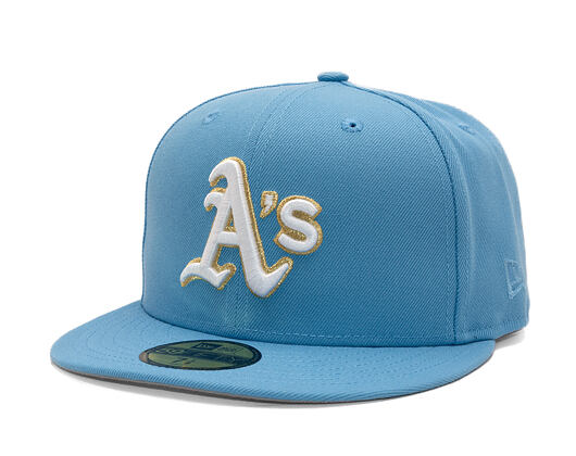 New Era - MLB Seasonal 59FIFTY - Oakland Athletics - Sky Blue / Pink UV