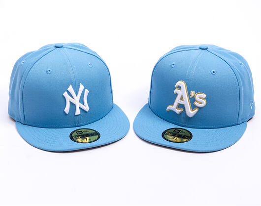 New Era - MLB Seasonal 59FIFTY - Oakland Athletics - Sky Blue / Pink UV