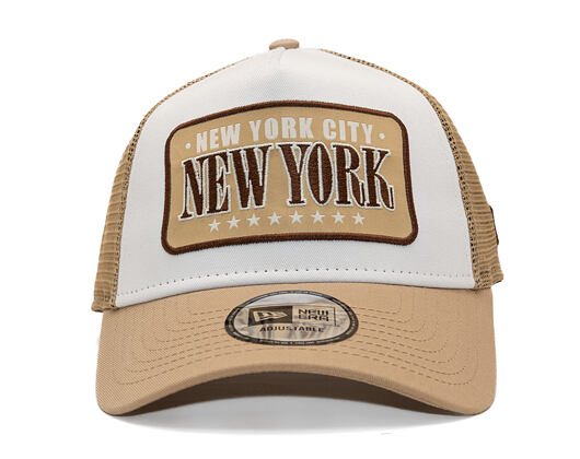 Cap New Era - Branded Location Patch 9FORTY Trucker - Camel