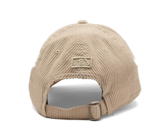 Womens Cap New Era - MLB Pastel Cord 9FORTY M-CROWN - LA Dodgers - Cream