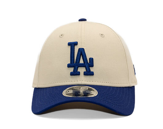 Cap New Era - MLB Colorblock 9FORTY M-CROWN - LA Dodgers - Cream