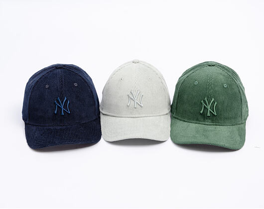 Womens Cap New Era - MLB Pastel Cord 9FORTY M-CROWN - NY Yankees - Pastel Green