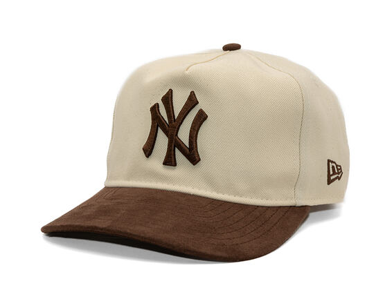Cap New Era - MLB Suede Visor 9FIFTY A-Frame - NY Yankees - Cream