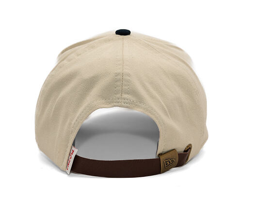 Cap New Era - Branded Suede Patch 9FORTY A-Frame - Cream