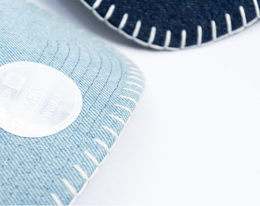 Womens Cap New Era - MLB Denim Stitch 9TWENTY - NY Yankees - Pastel Blue