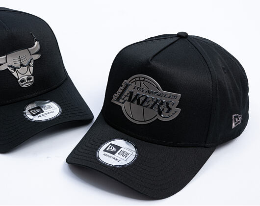 Cap New Era - NBA Metallic 9FORTY A-Frame - LA Lakers - Black