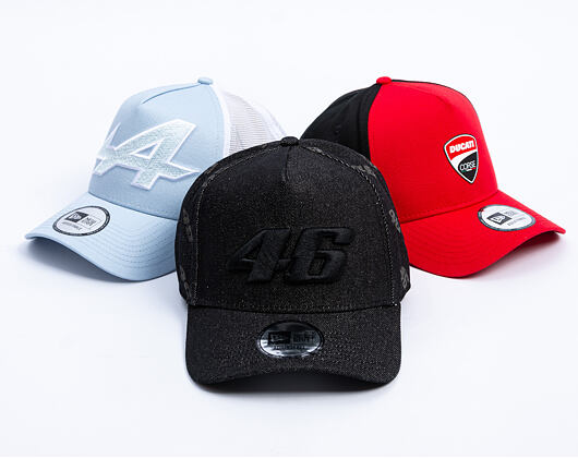 Cap New Era - Valentino Rossi VR46 Denim 9FORTY Trucker - VR46 - Black