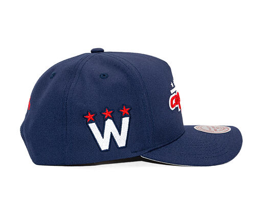 Mitchell & Ness - Washington Capitals - Double Clutch Pro Snapback - Navy