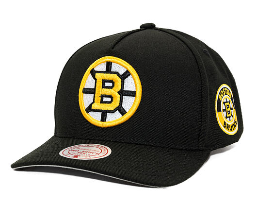 Mitchell & Ness - Boston Bruins - Double Clutch Pro Snapback - Black