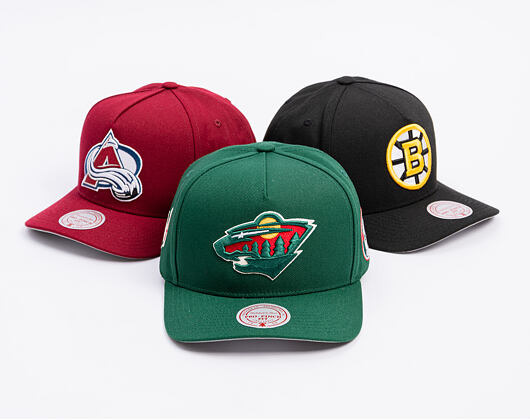 Mitchell & Ness - Minnesota Wild - Double Clutch Pro Snapback - Green