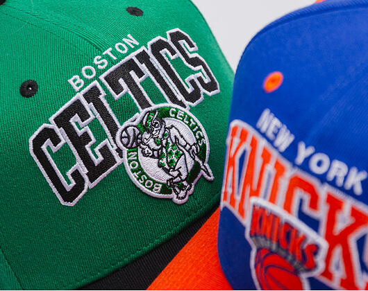 Cap Mitchell & Ness - NBA Team Arch Snapback - Boston Celtics - Green / Black