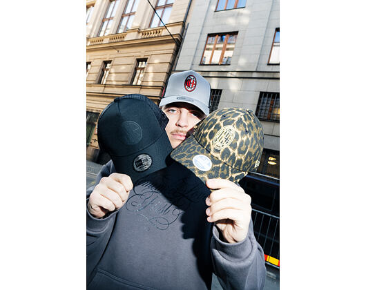 Kšiltovka New Era - 9FORTY Trucker AS Roma - Black