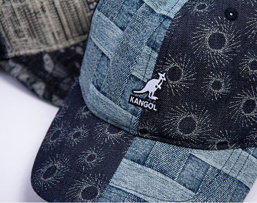 Cap Kangol - TRENDS PACK - Denim Mashup Baseball - Blue Picnic