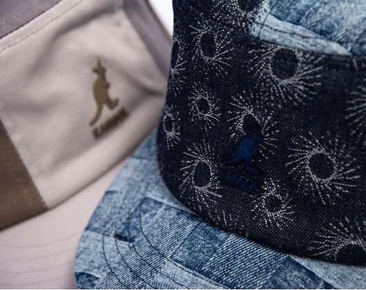 Cap Kangol - TRENDS PACK - Denim Mashup Army Cap - Blue Picnic