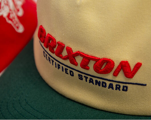 Cap Brixton - Certified LP Dadcap - Washed Yellow/Medite