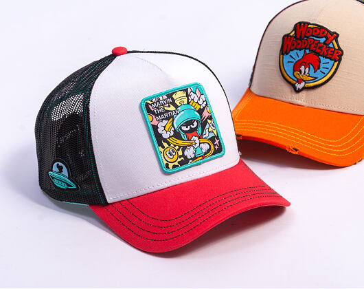 Cap Capslab - Trucker Looney Tunes - Marvin The Martian - White / Red