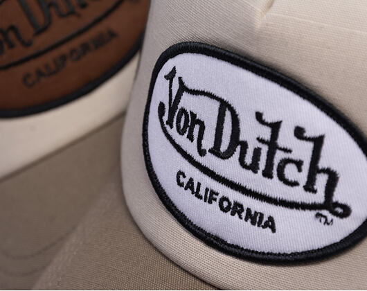 Cap Von Dutch - Trucker - Cali Patch Olive/White