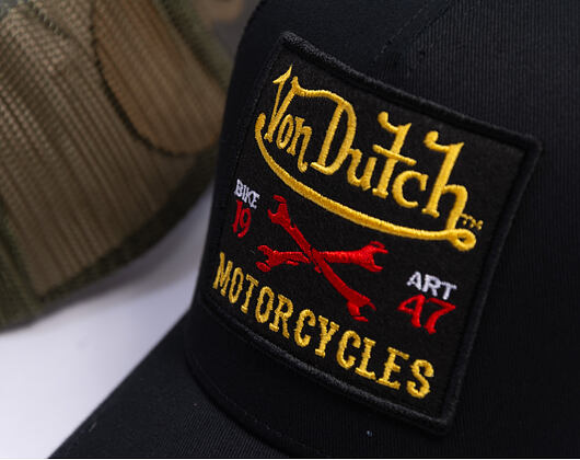 Cap Von Dutch - Trucker - Motorcycles 1947 Black