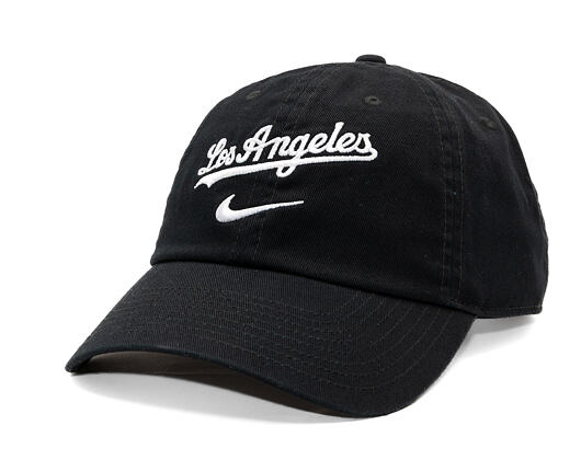 Cap Nike - Primetime Club Unctructured Oragnic Cotton Cap LA Dodgers - black