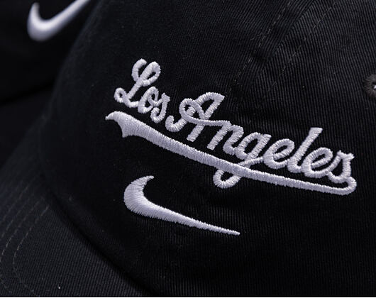 Cap Nike - Primetime Club Unctructured Oragnic Cotton Cap LA Dodgers - black