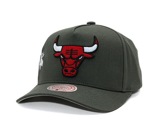 Cap Mitchell & Ness  - NBA Born To Win - Pro Pinch Snapback - Chicago Bulls - Grey