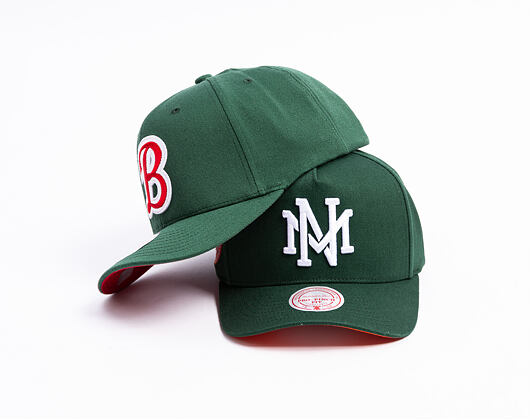 Cap Mitchell & Ness  - Branded Emerald Slam Pro Pinch Snapback - Green/Orange