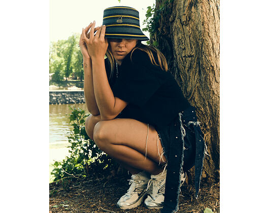 Bucket Hat Kangol - Tropic Resort Stripe Lahinch - Celestial Teal Multi