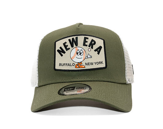 Cap New Era - Branded Summer Patch 9FORTY A-Frame Trucker - New Olive