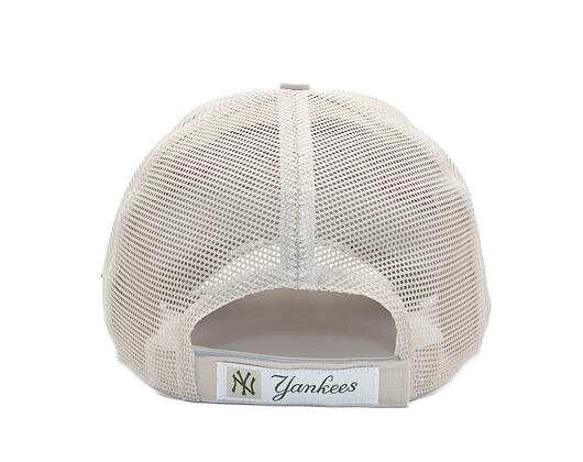 Cap New Era - MLB Midi Homefield 9FORTY Trucker - NY Yankees - Stone / New Olive