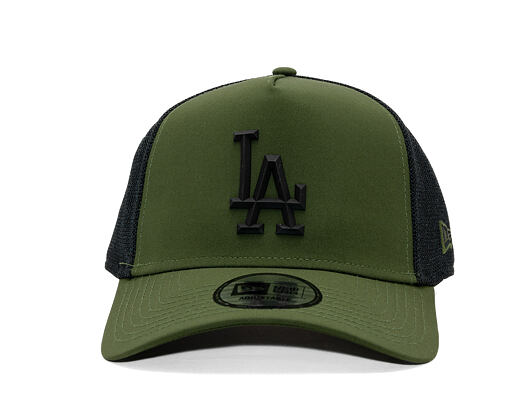 Cap New Era - MLB Tech Pack 9FORTY A-Frame Trucker - LA Dodgers - New Olive